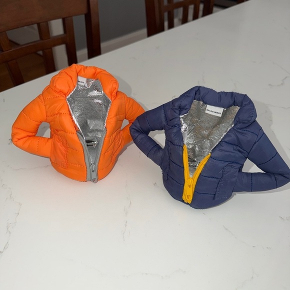 Other - Orange and Blue Can Puffer Jackets (2)